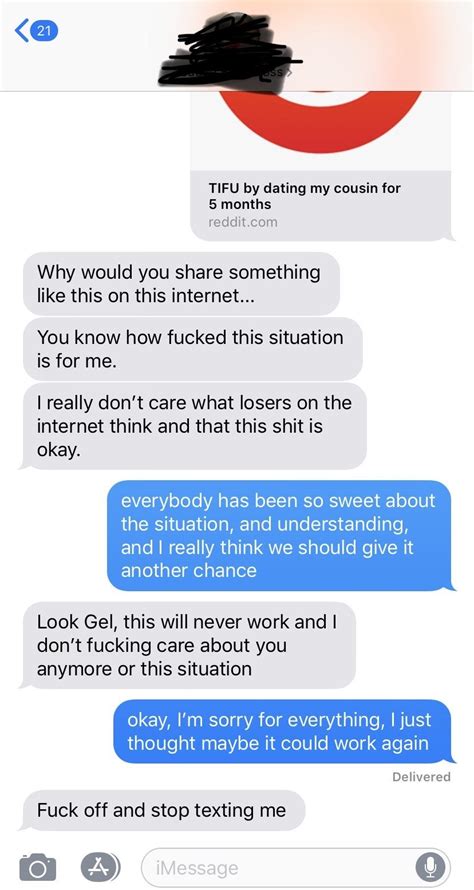 reddit dating my cousin